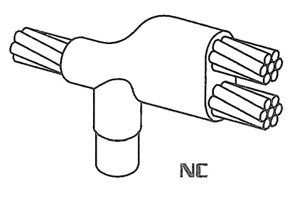 Moldes de Grafito N — Cable con Derivación a Varilla