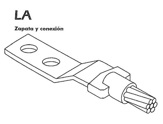 Moldes de Grafito L — Cable a Cobre (Zapata y Bus)