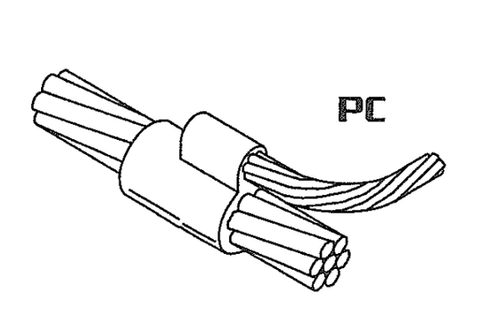 Moldes de Grafito P — Conexiones Paralelas Cable a Cable
